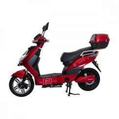 Electric scooter RACCEWAY® E-FICHTL®, glossy-red with 20Ah battery