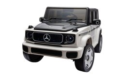 Coche eléctrico infantil Mercedes EQG blanco