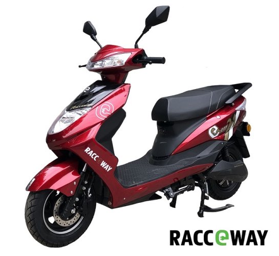 Električni skuter RACCEWAY® CITY 21, crveni + Nosač besplatno