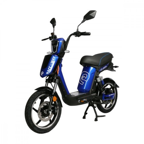 Electro Scooter RACCEWAY® E-BABETA®, azul brillante, sin batería