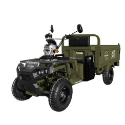 Carro de carga de cuatro ruedas RACCEWAY® RANGER, verde