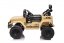 Children's electric car Toyota FJ Cruiser brown yellow/khaki