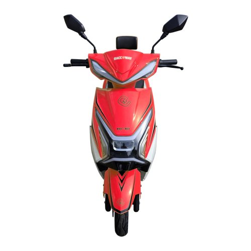 Electric scooter RACCEWAY® CITY 45, driving licence required, red