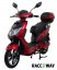 Electro scooter RACCEWAY® E-FICHTL®, red-glossy with 20Ah battery