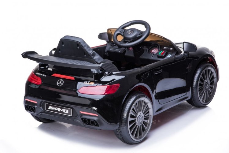 Coche eléctrico infantil Mercedes AMG GT negro
