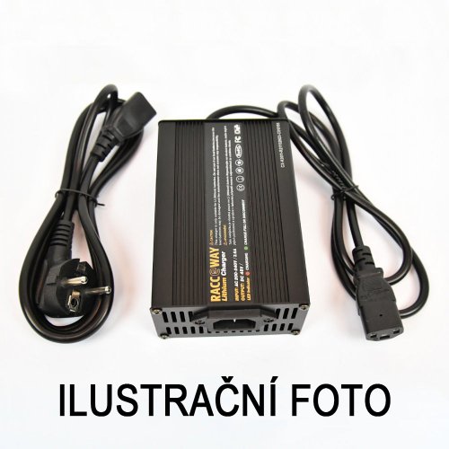 Nabíječka na lithiové baterie RACCEWAY®, 48V (54.6V) 6Ah-13S