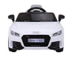 Coche eléctrico infantil Audi TT RS blanco