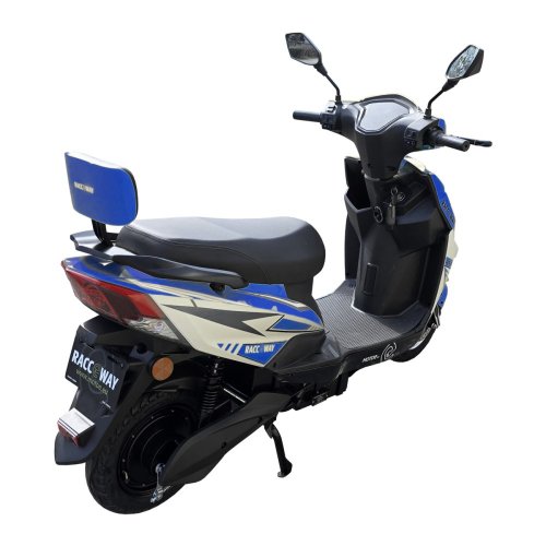 Elektroskúter RACCEWAY® CITY 45, s VP, modrý