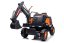 Excavadora eléctrica para niños Volvo naranja, Li-Ion