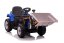 Tractor eléctrico para niños Eljet con cuchara de carga azul, Li-Ion