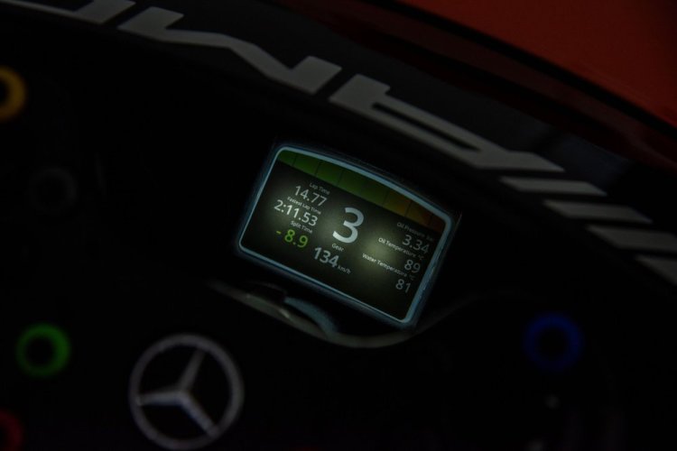 Detské elektrické auto Mercedes AMG GT3 oranžová