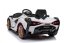 Coche eléctrico infantil Lamborghini Sian blanco