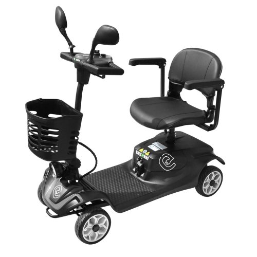 Electric four-wheeled cart RACCEWAY® SOLID, gray