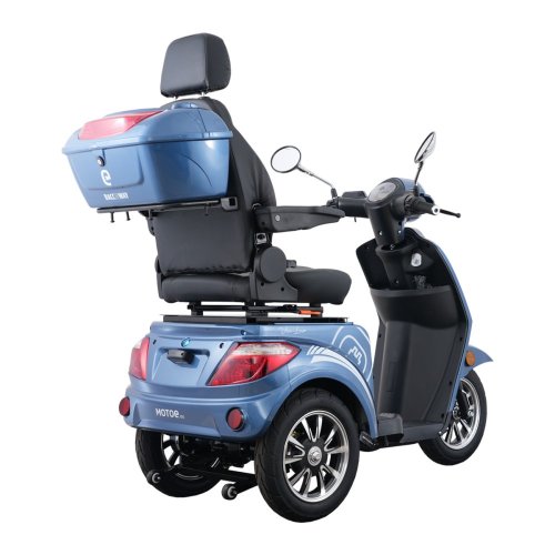 Electric three-wheel scooter RACCEWAY® VIA LUX, blue