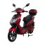 Electric scooter RACCEWAY® E-FICHTL®, red-glossy, without battery