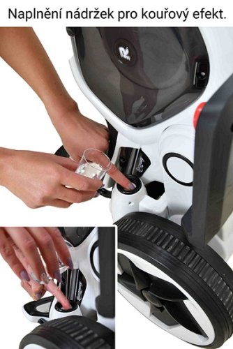 Triciclo eléctrico para niños RACCEWAY®, rosa
