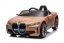 Coche eléctrico infantil BMW i4 amarillo
