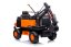 Excavadora eléctrica para niños Volvo naranja, Li-Ion