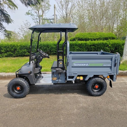 Nákladní čtyřkolový vozík RACCEWAY® RANGER PLUS, šedý