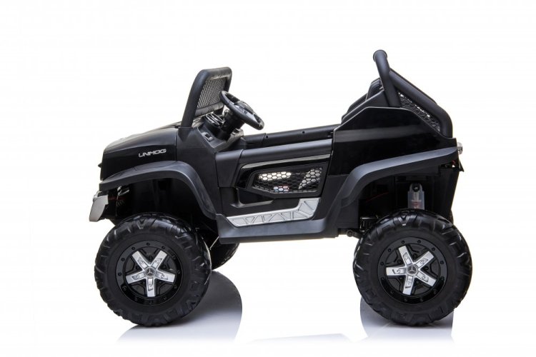 Coche eléctrico para niños Mercedes Benz Unimog Truck - negro