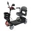 Electric four-wheeled cart RACCEWAY® SOLID, black