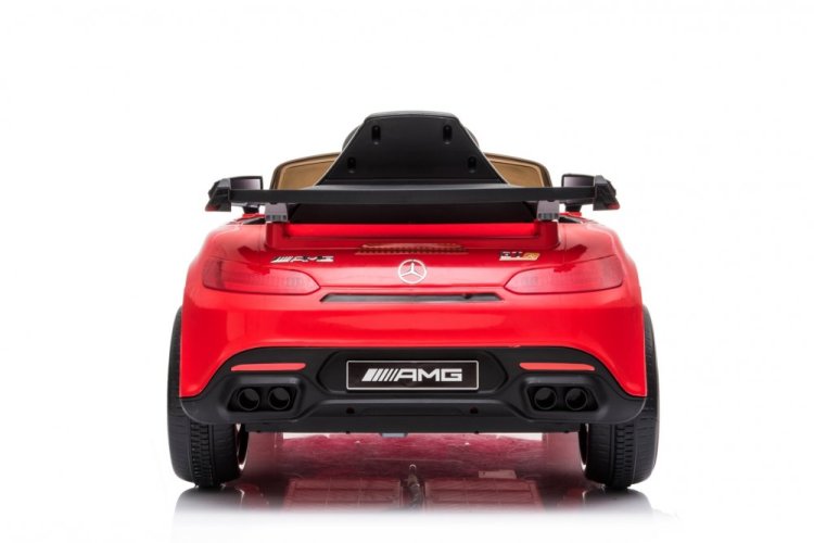 Coche eléctrico para niños Mercedes AMG GT rojo/rojo