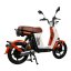 Electric scooter RACCEWAY® E-BABETA® II, white-orange