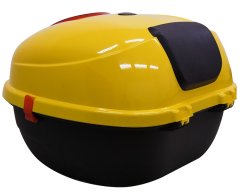 Stražnji kovčeg za električni skuter RACCEWAY® CENTURY, žuto-sjajni