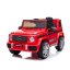 Coche eléctrico infantil Mercedes G63 AMG rojo/rojo