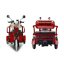 Electric two-seater wheelchair RACCEWAY® E-BUS, red