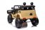 Children's electric car Toyota FJ Cruiser brown yellow/khaki