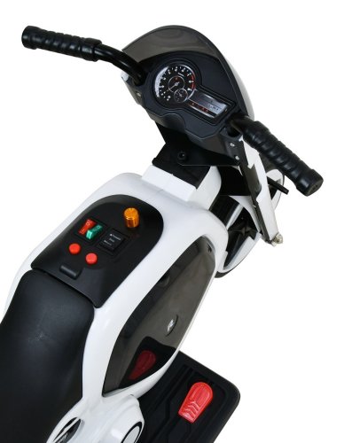 Kids electric three-wheels scooter RACCEWAY®, white