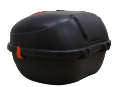 Stražnji kovčeg za električni skuter RACCEWAY® CENTURY, crni-mat