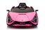 Detské elektrické auto Lamborghini Sian ružový/pink