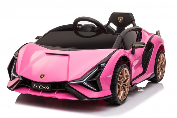 Dječji električni automobil Lamborghini Sian ružičasti/pink