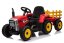 Coche eléctrico para niños Tractor Lite - rojo