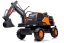 Excavadora eléctrica para niños Volvo naranja, Li-Ion