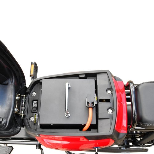 Elektroskúter RACCEWAY® PAŘEZ 40, s RP, červený