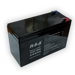 Industrial lead-acid battery ELJET RSA, 12V 7Ah