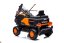 Excavadora eléctrica para niños Volvo naranja, Li-Ion