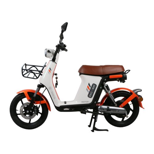 Elektrokolobežka RACCEWAY® E-BABETA® II, bielo-oranžová