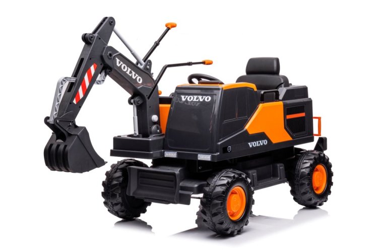 Excavadora eléctrica para niños Volvo naranja, Li-Ion