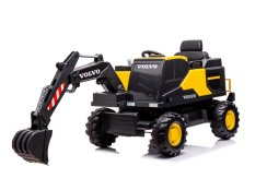 Excavadora infantil totalmente eléctrica Volvo PRO amarilla, Li-Ion