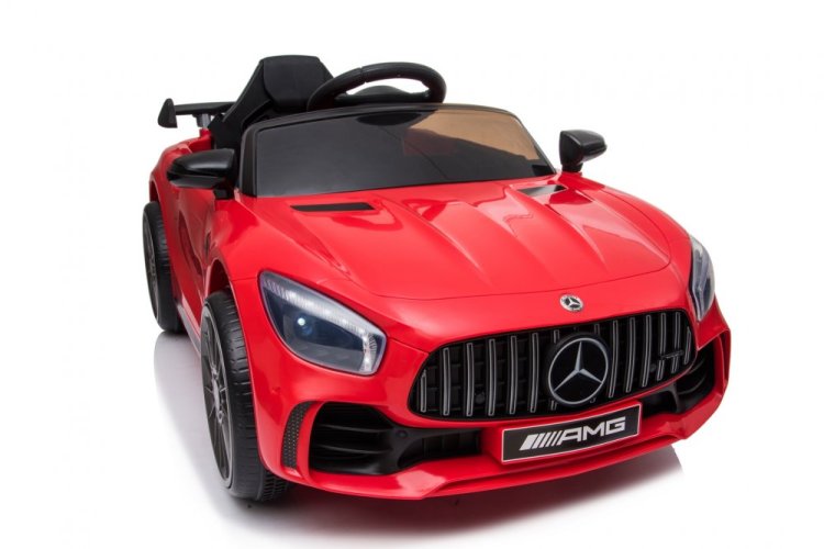 Coche eléctrico para niños Mercedes AMG GT rojo/rojo
