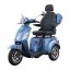Electric three-wheel scooter RACCEWAY® VIA LUX, blue