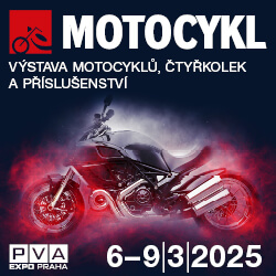 Veľtrh Motocykel Praha 2025 - VÝSTAVA motocyklov, štvorkoliek a príslušenstva v PVA EXPO PRAHA