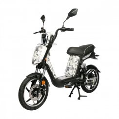 Electro scooter RACCEWAY® E-BABETA®, camouflage black-white