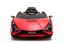 Coche eléctrico infantil Lamborghini Sian rojo/rojo