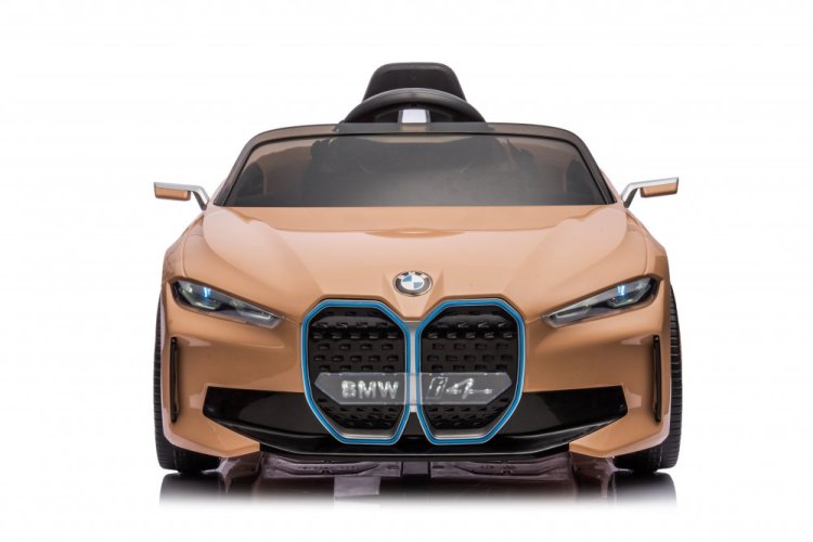 Coche eléctrico infantil BMW i4 amarillo