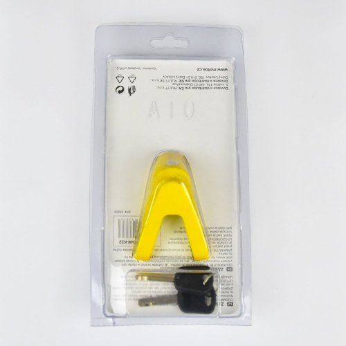 Zámek kotoučové brzdy RACCEWAY 5,5 žlutý